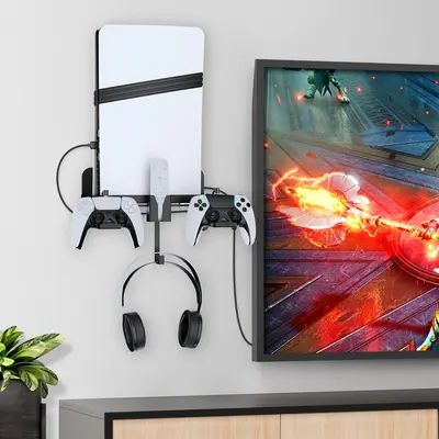 Wall Mount Ps4 Game Stand Pc Gaming Accessories Wall Mount Bracket