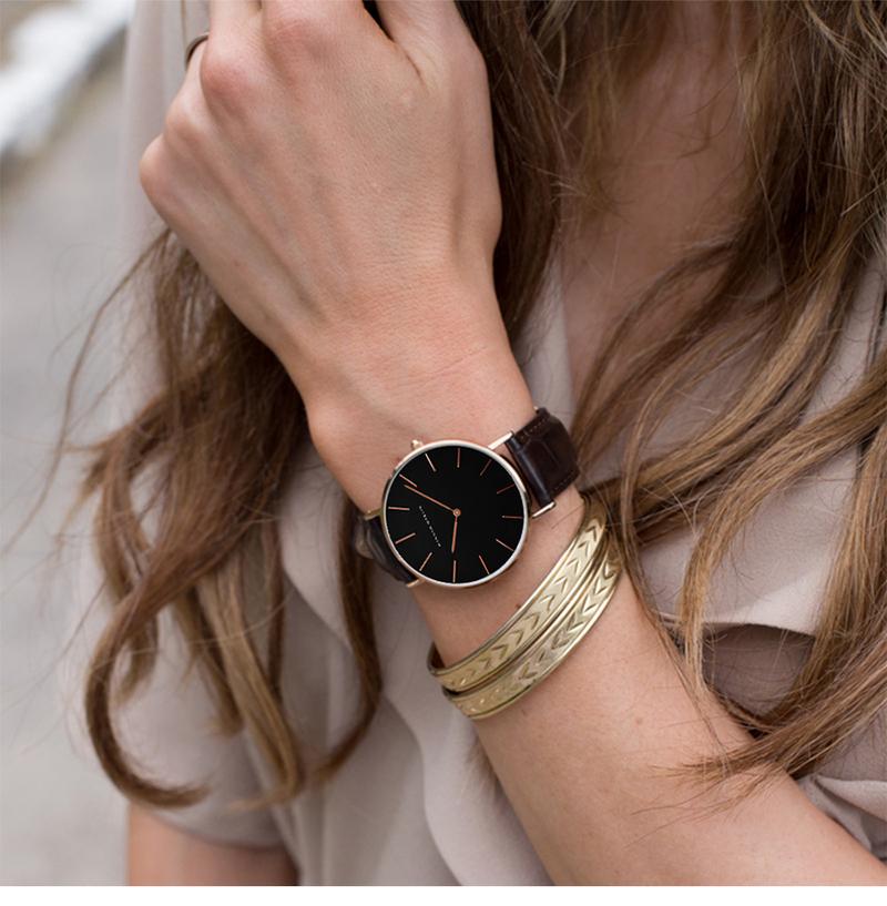 Product Introduction of HANNAH MARTIN Jam Tangan Wanita Sangat tipis 100% Original  CH36-FH hadiah watches 3