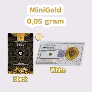 Mini Gold 0,05 gram Logam Mulia Emas Batangan