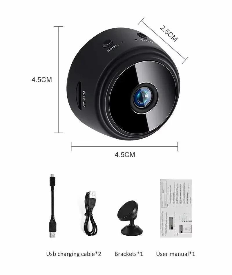 Product Introduction of Kamera Pengawasan Tanpa Wayar, Saiz Mini, Kesambungan WiFi, Pemantauan Keselamatan, Pemantauan Jauh, Sesuai untuk Rumah Pintar, A9, Kamera small  camera  hidden 49