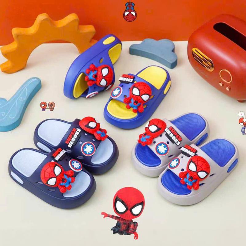 Dép Bánh Mì Spiderman GAUKID-G16 - Đế Siêu Dày, Êm, Chống Trơn Trượt 1