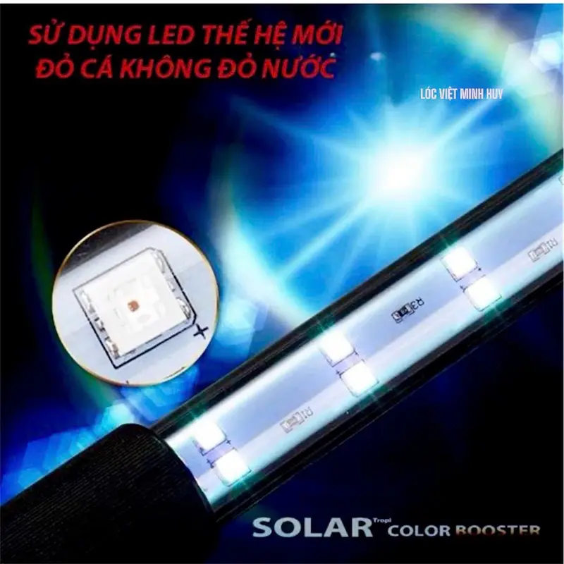 ĐÈN SOLAR COLOR CHO CÁ LÓC CÁ RỒNG -Neo Helios Solar Color Booster RGB. Chuyên dùng cho Cá Lóc Cảnh,cá rồng… và các loại cá khác. 1