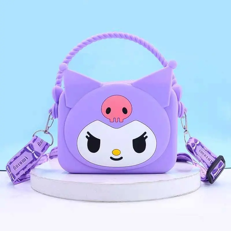 Tas Sanrio V3 Tas Anak Perempuan Karakter Melody Terbaru Tas Selempang Bahan Karet Silikon