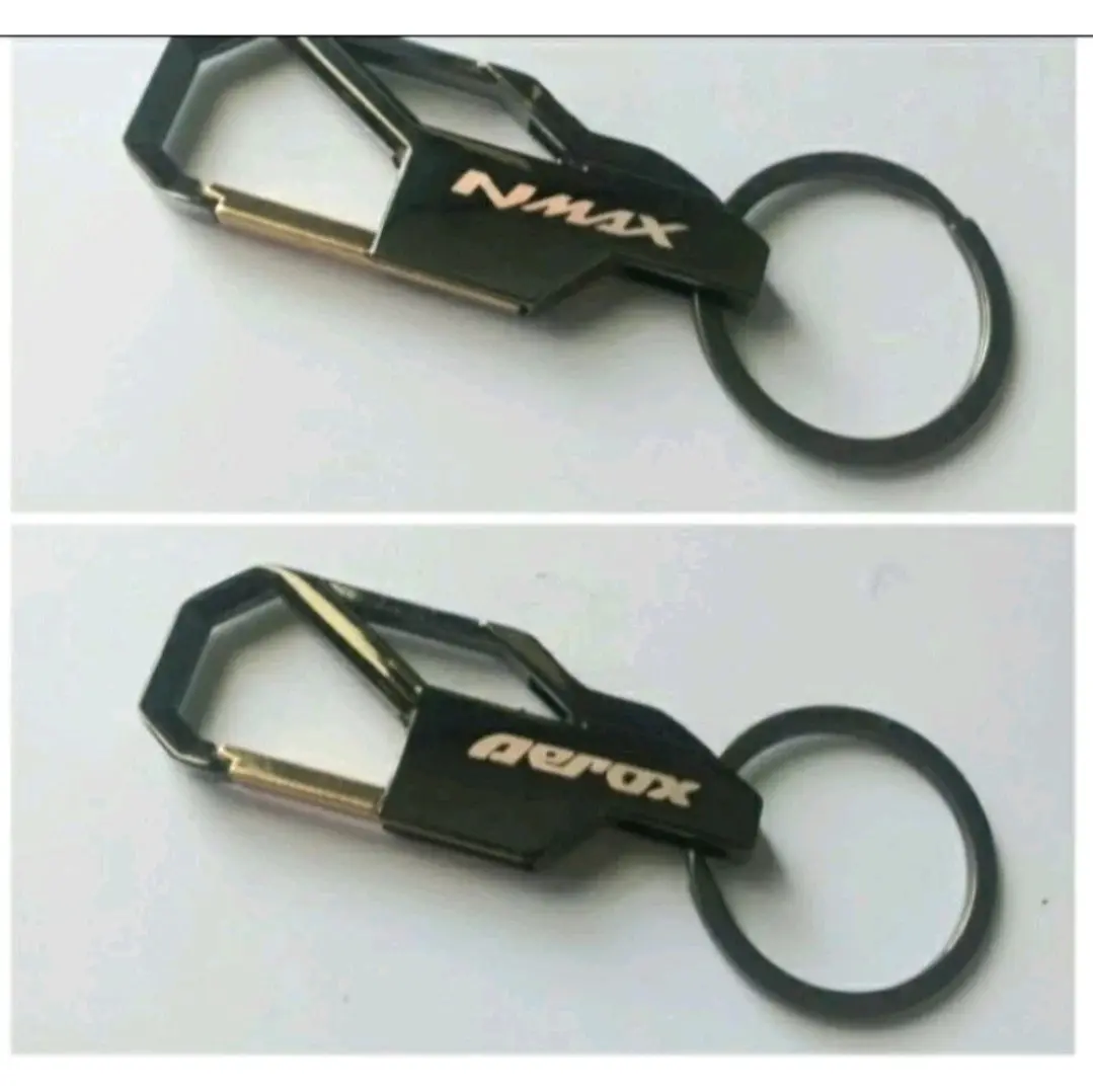 Gantungan Kunci Logo Nmax Aerox Pcx 150 Pcx 160 Scoopy Brown Aluminium Stainless