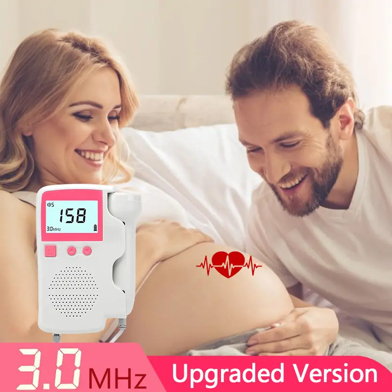 Baby Doppler Heart Rate Monitor Portable Sonar Fetal Doppler - TikTok ...