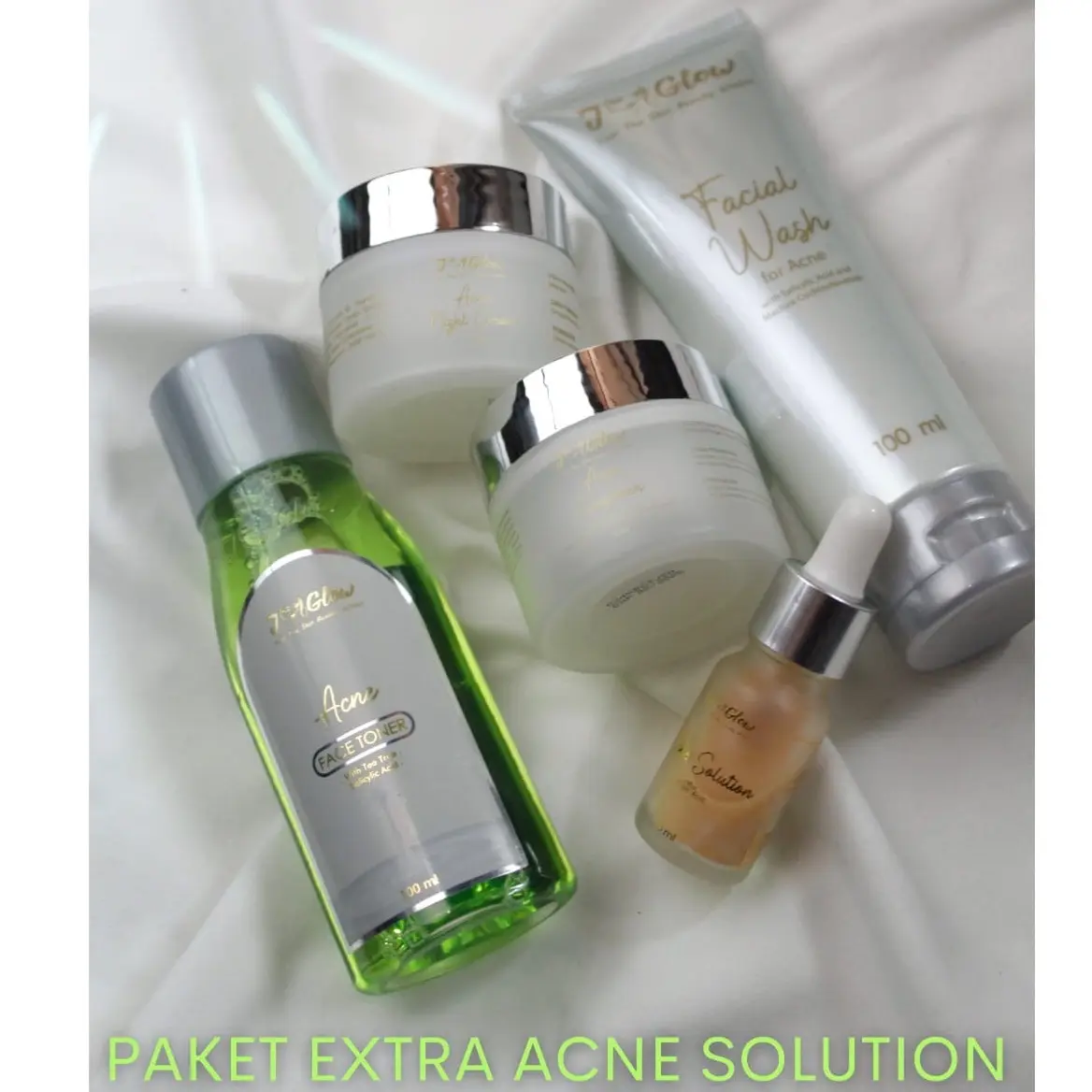 PAKET EXTRA ACNE SOLUTION JGLOW
