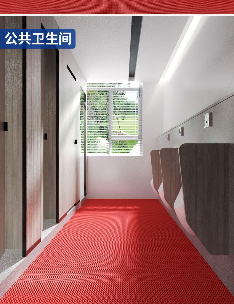 Product Introduction of Splash   Thick  NON-SLIP mat 200x90cm floor mat bath mat FOR bathroom, kitchen, balcony Steel Industrial Rubber Waterproof Pad Set Vinyl 11