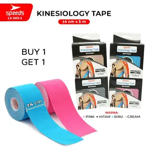 SPEEDS Kinesio Tape Plaster Aksesoris Latihan Kinesiology Perban Pelindung Olahraga/Atlit Fitness 003-2