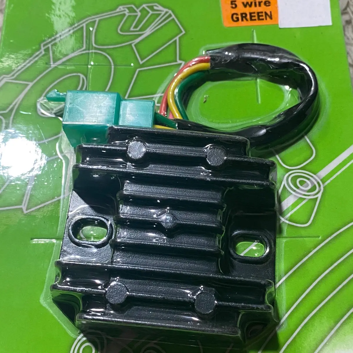 TTGR REGULATOR 5WIRE GREEN 5PIN