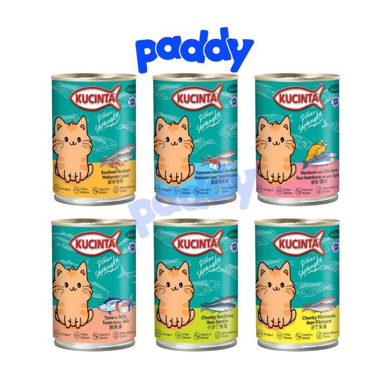 Pate Kucinta Cho Mèo Từ Cá Thật - Malaysia (Lon 400g)