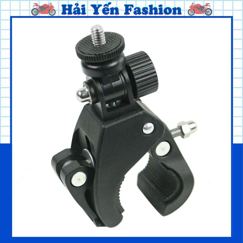 Phụ Kiện Kẹp Ghi Đông Dùng Cho Điện Thoại, Camera Hành Trình Gopro SJcam Eken DJI Osmo Action, Cây Livestream