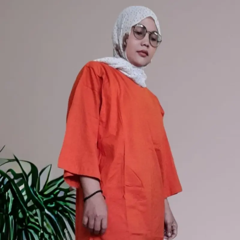 MaxPro Kaos Polos OverSize Busui - Non Busi Hijab Friendly - polos - katun combad 3