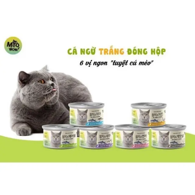 Pate MeoWow là món ăn nhẹ giàu dinh dưỡng, hỗ trợ cho sự phát triển toàn diện của mèo