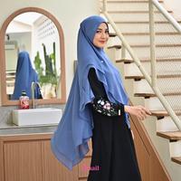Gambar Quail Hijab - Verina Exclusive Khimar Instan | Jilbab Kerudung Instan Khimar Layer Cerutty Premium Magnum Duluxe - peach dari Quail Hijab Kab. Bantul 3 Tokopedia