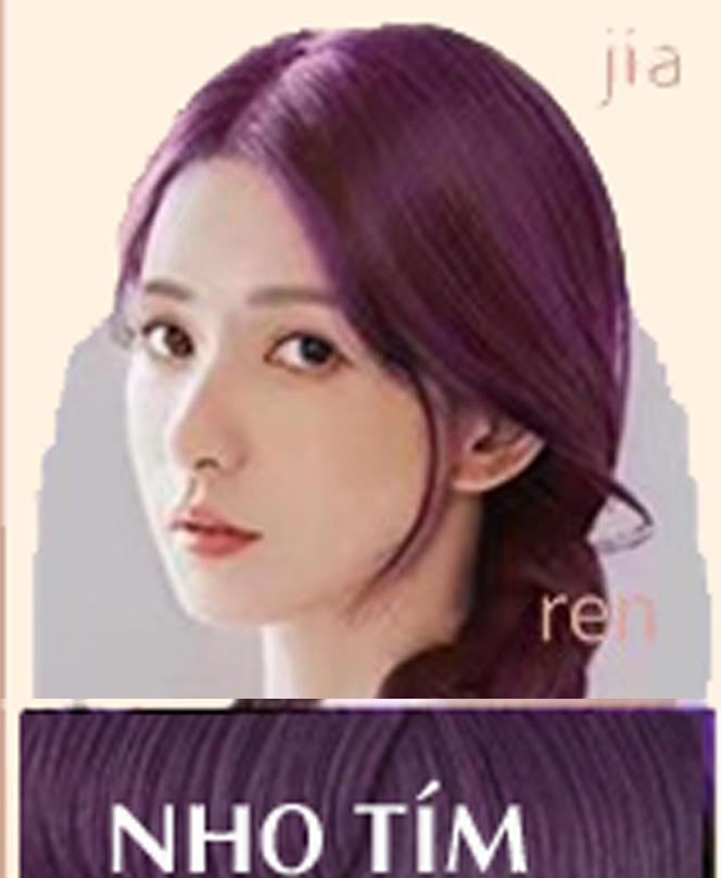 Product Introduction of DẦU GỘI NHUỘM [ TÍM NHO] LÊN MÀU CHUẨN SALON, 10 GÓI 30ml Women Nữ Nhuộm Tóc Đổi Màu Tóc nhuốc  nhuộm nhuốc  nhuộm daugoiphub  acthaoduoc thuôc  tẩy daugoiphub  acthaoduoc 7