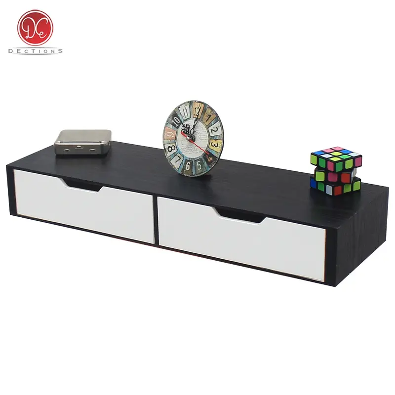 Dections Rak Laci Tempel Dinding Melayang Gantung 60x20cm Dekorasi Minimalis Aesthetic meja  kayu  pajangan furniture 6