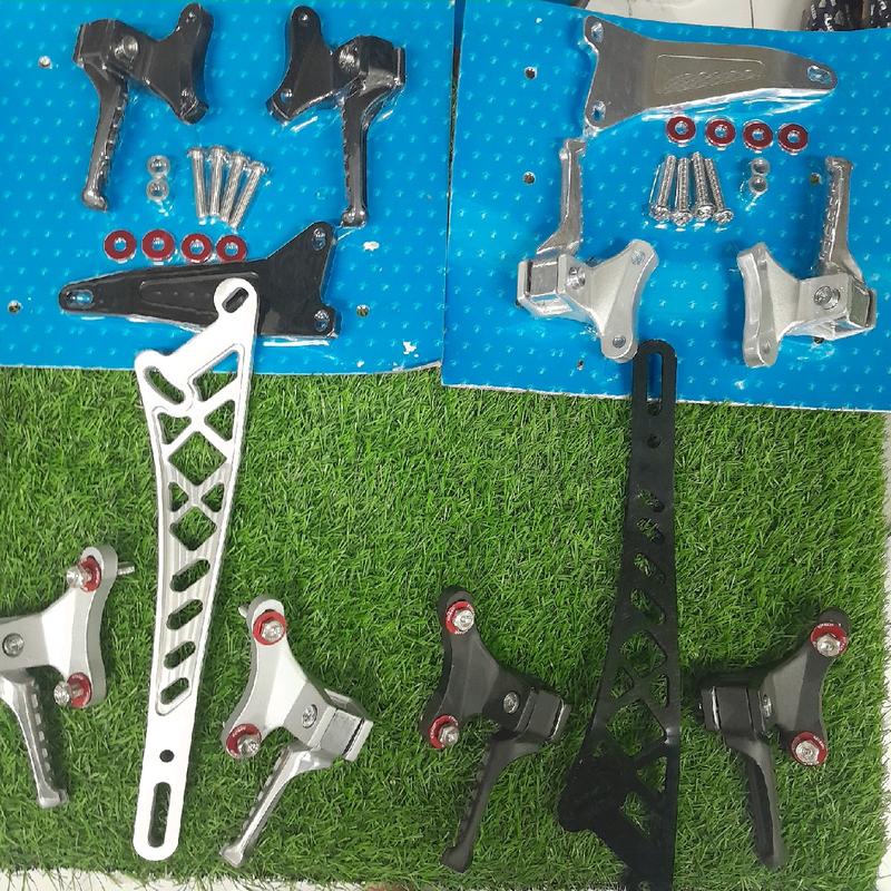 Gác chân Malay 10Li Ex 135 150 155. Winner Sonic Tặng kèm ốc inox + Lông đền Kitoko