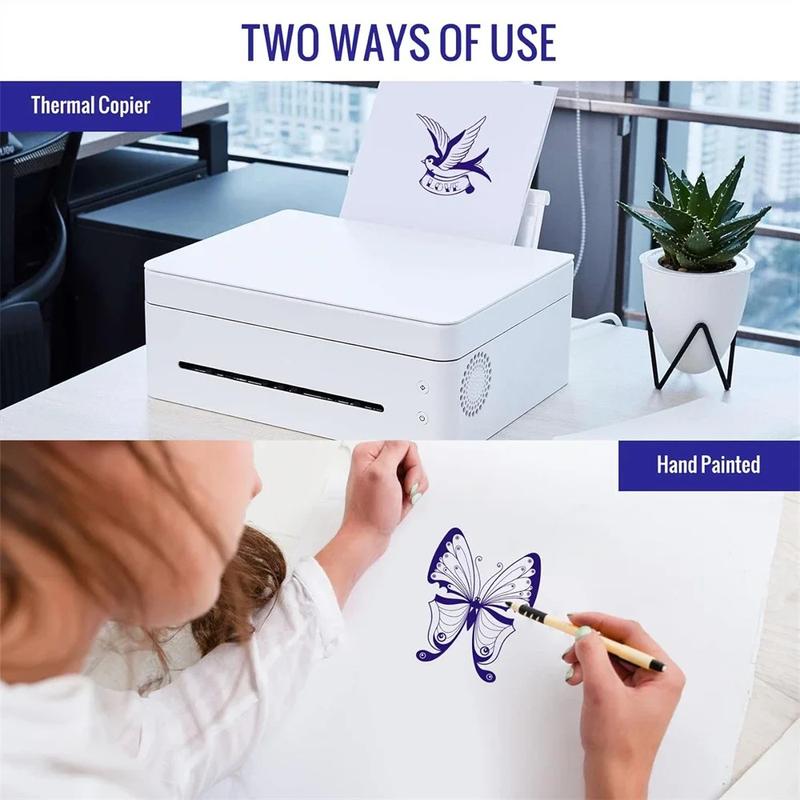 Product Introduction of 10/20/50pcs Tattoo Transfer Paper Transfer Stencil Paper Tattoo Copier 4 Layers A4 Size Tool for Tattooists Tattoo Supplies ws014 18