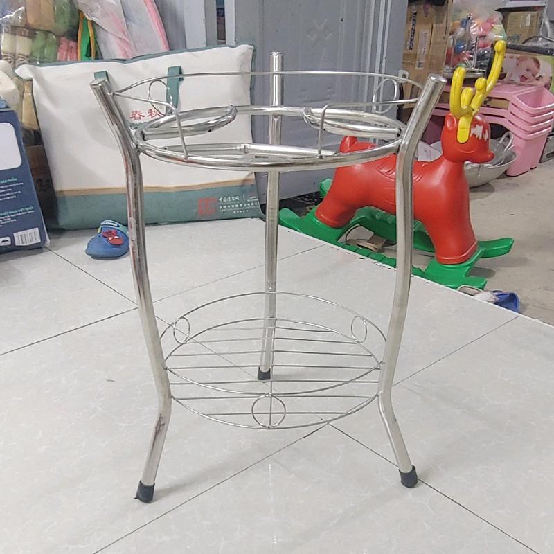 kệ tròn inox/ kệ để bình nước/ giá để nồi cơm inox/ kệ 3 chân inox 0