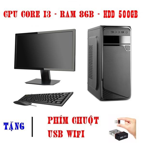 Bộ máy tính văn phòng màn hình 19 inch tặng USB wifi