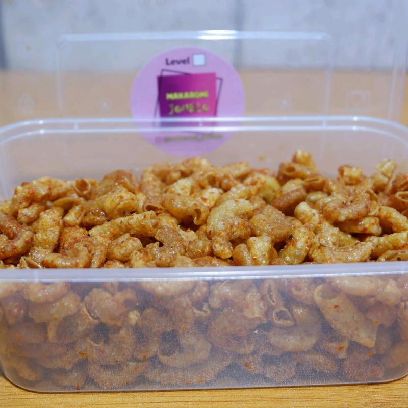 makaroni box pedas asin level 1-5 0