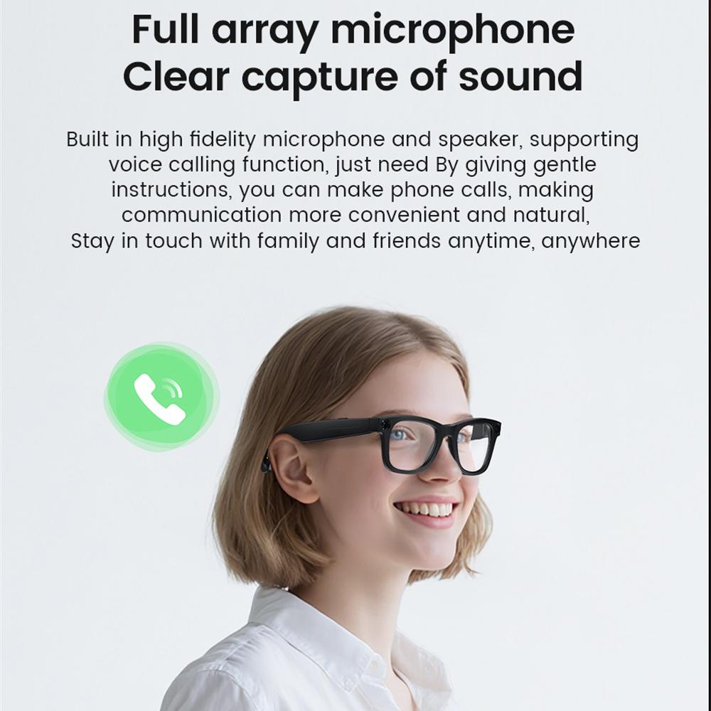 AI Smart Glasses Change Color Real-time Translation Eyewear 800W Camera Bluetooth Call Sunglasses Men Women Video Music Playe - Image 3