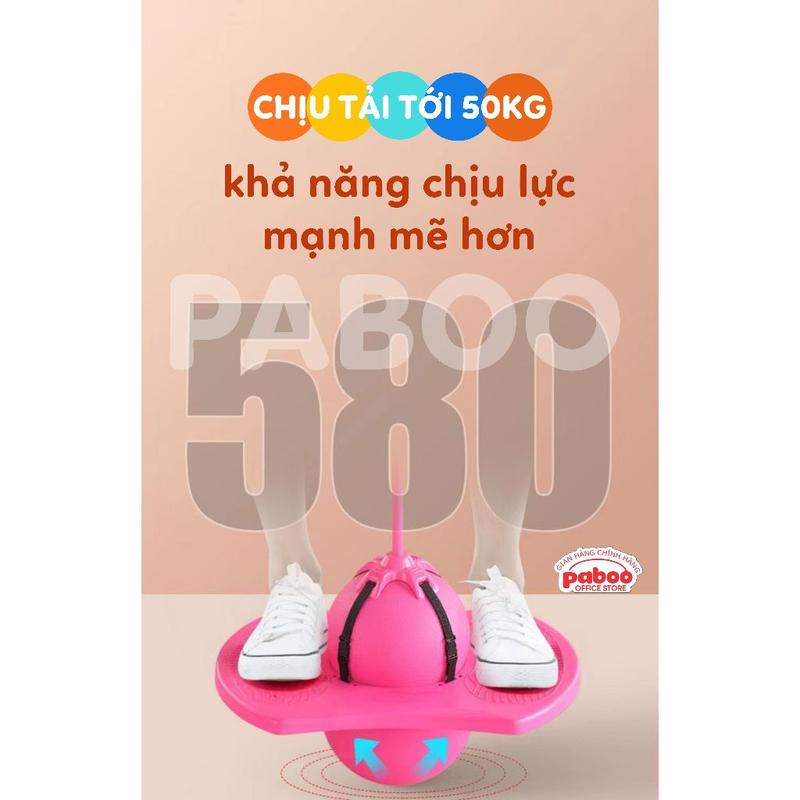 Bóng nhảy tăng chiều cao bóng nảy cao su đàn hồi tập luyện thể dục thể thao, bóng nhún đồ chơi vận động cho bé 2