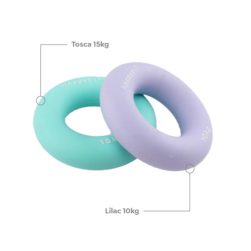 HAPPYFIT Hand & Finger Grip Ring 15 KG - Handgrip Olahraga Tangan - Finger Exercise 3