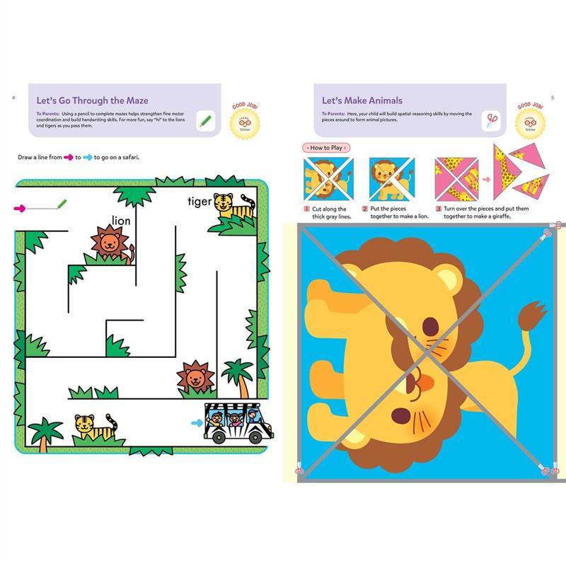 Product Introduction of 100% Quality Gakken Play Smart Activity Workbook Series Age 4+ 7