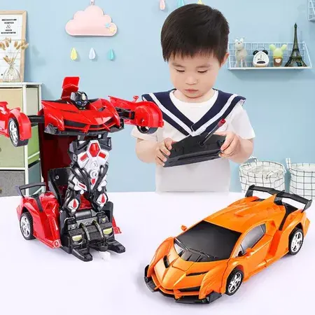 Đồ chơi Ô Tô Biến Hình Thành Robot Siêu Ngầu