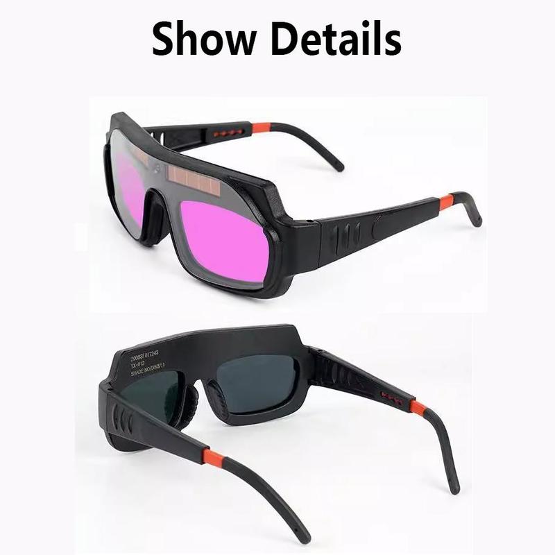 Automatic Dimming Welding Glasses, Solar Powered Welding Protective Glasses, Anti-glare Welding Accessories 8