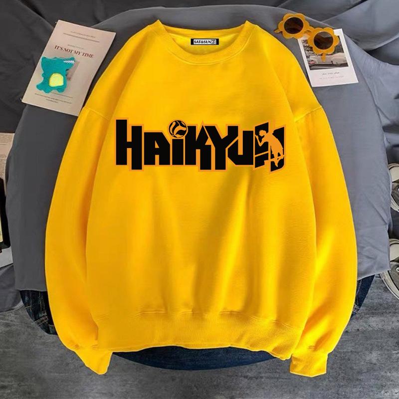 ÁO SWEATER IN HAIKYUN FORM NAM NỮ NHIỀU MÀU ĐỦ SIZE Menswear Hoodie Nhung 2