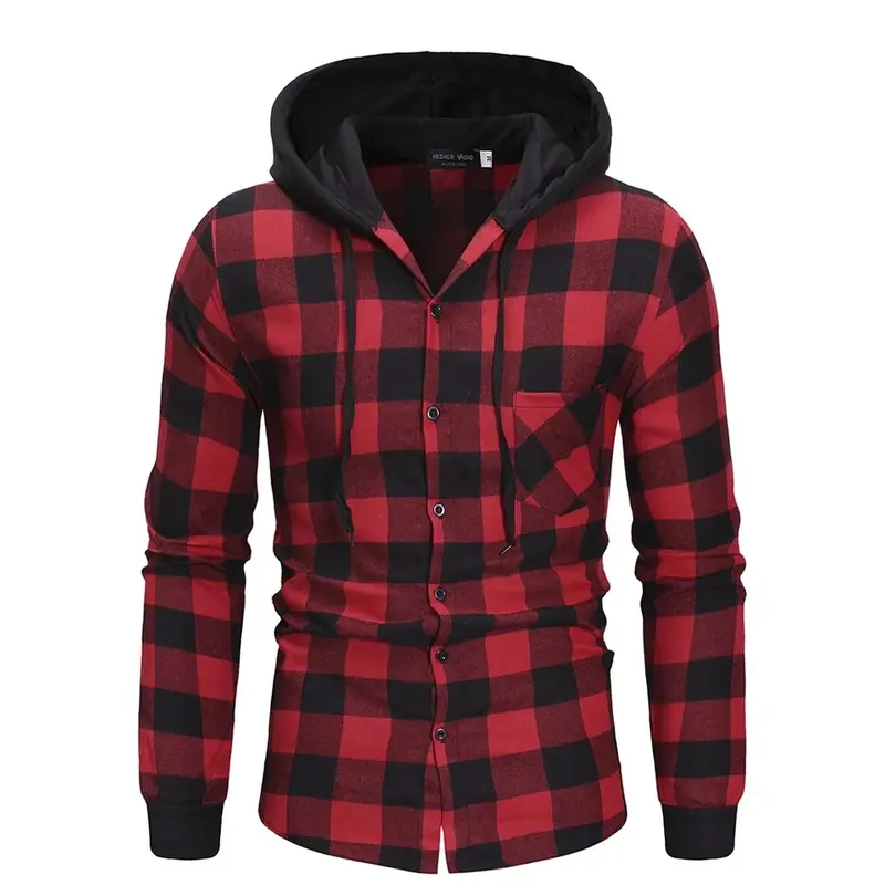 AP - Jeco Topi Kemeja pria lengan panjang dan HODIE bahan katun yandet LD104 PB70 slim fit kantongbDeoan AKTIF 0