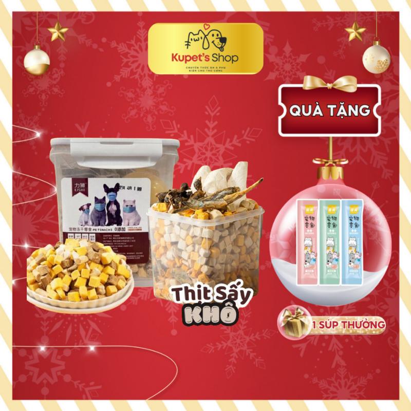 Thịt Sấy LISHI  Khô Cho Chó Mèo Hộp 670gr- Túi 500gr 0