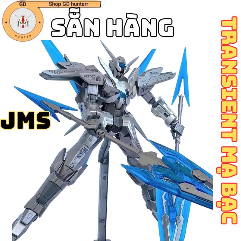 [SẲN HÀNG] Mô hình Lắp ráp JMS HG Transient Mạ Bạc (tặng base và decan)