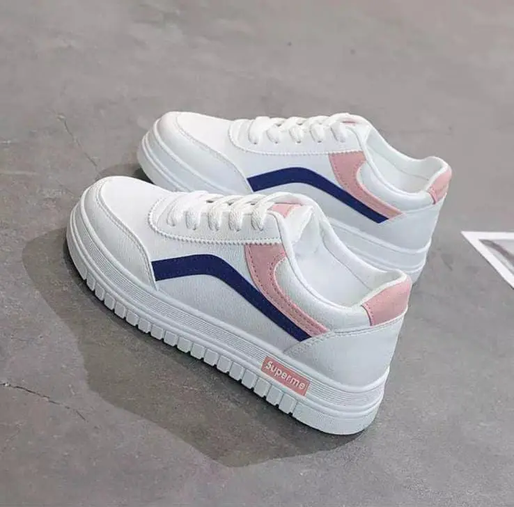 BISA COD - SEPATU SNEAKERS WANITA SPORT SUPREM FASHION PREMNIUM 37-40