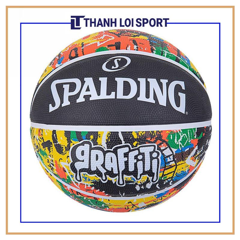 Quả bóng rổ Spalding Graffiti Rainbow Outdoor size 7 0