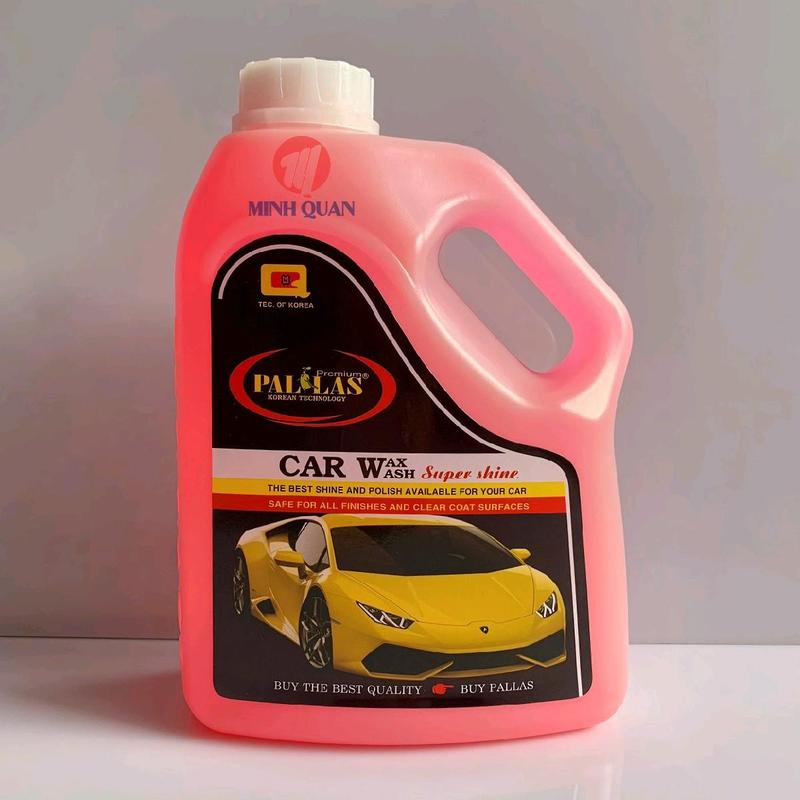 Nước Rửa Xe Bọt Tuyết PALLAS Siêu Bóng 1.5 Lít, Hương Dâu, Dung Dịch Rửa Xe Ô Tô, Xe Máy Siêu Sạch