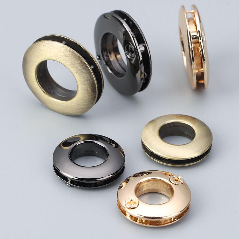 Product Introduction of zelve DIY Bag Alloy Grommets Luggage Hardware Leathercraft Eyelet Button Handbag Buckle Alloy Hole Metal Eyelets 11