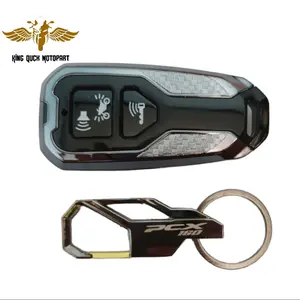 Paket Cover Remote New PCX 160 Ori Honda & Gantungan Kunci Berlogo PCX 160 Logam Car SMART KEY REMOTE COVER - Motorcycle