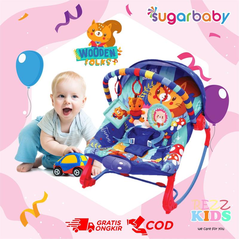Bouncer Bayi Sugar Baby 10 In 1 Premium Rocker NEW MOTIF & MY Rocker Sugarbaby Bouncer Kursi Goyang Manual Bayi RZ47 5