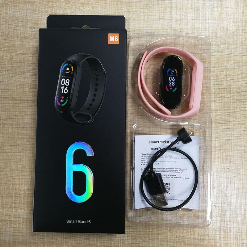 Product Introduction of New M6 smart bracelet exercise pedometer to measure heart rate and blood pressure electronic waterproof couple male and female students multi-function table 11