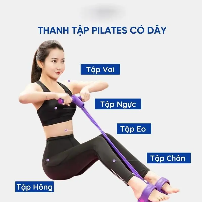 Tập Gym, Tập Yoga Dây Kháng Lực Tập Cơ Tay, Tập yoga, Cao su,Dây tập gym chữ B dụng cụ tập gym dây tập kháng lực Prowin Fitness đàn hồi tập cơ bụng eo lưng tại nhà Dây Kháng Lực Cao Su Tập Chân 1