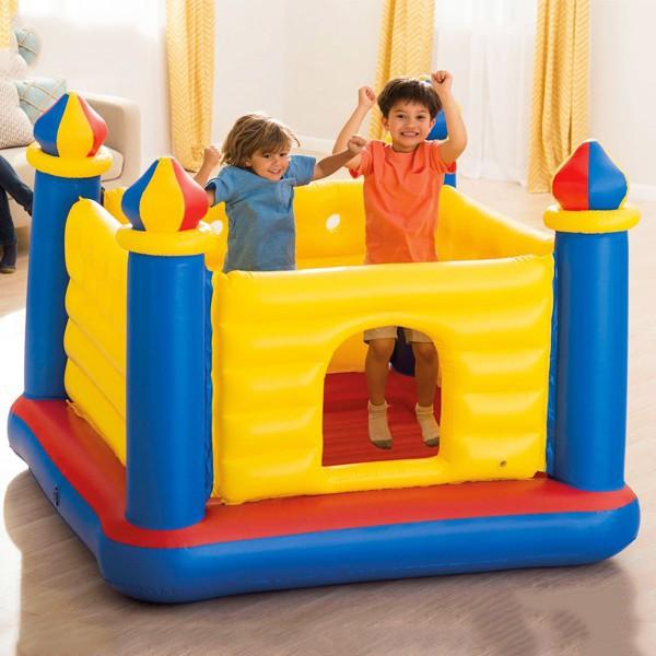 Nhà hơi banh nhún chính hãng INTEX 48259,  phù hợp 1-2 bé cùng chơi Cho Bé Đồ Chơi