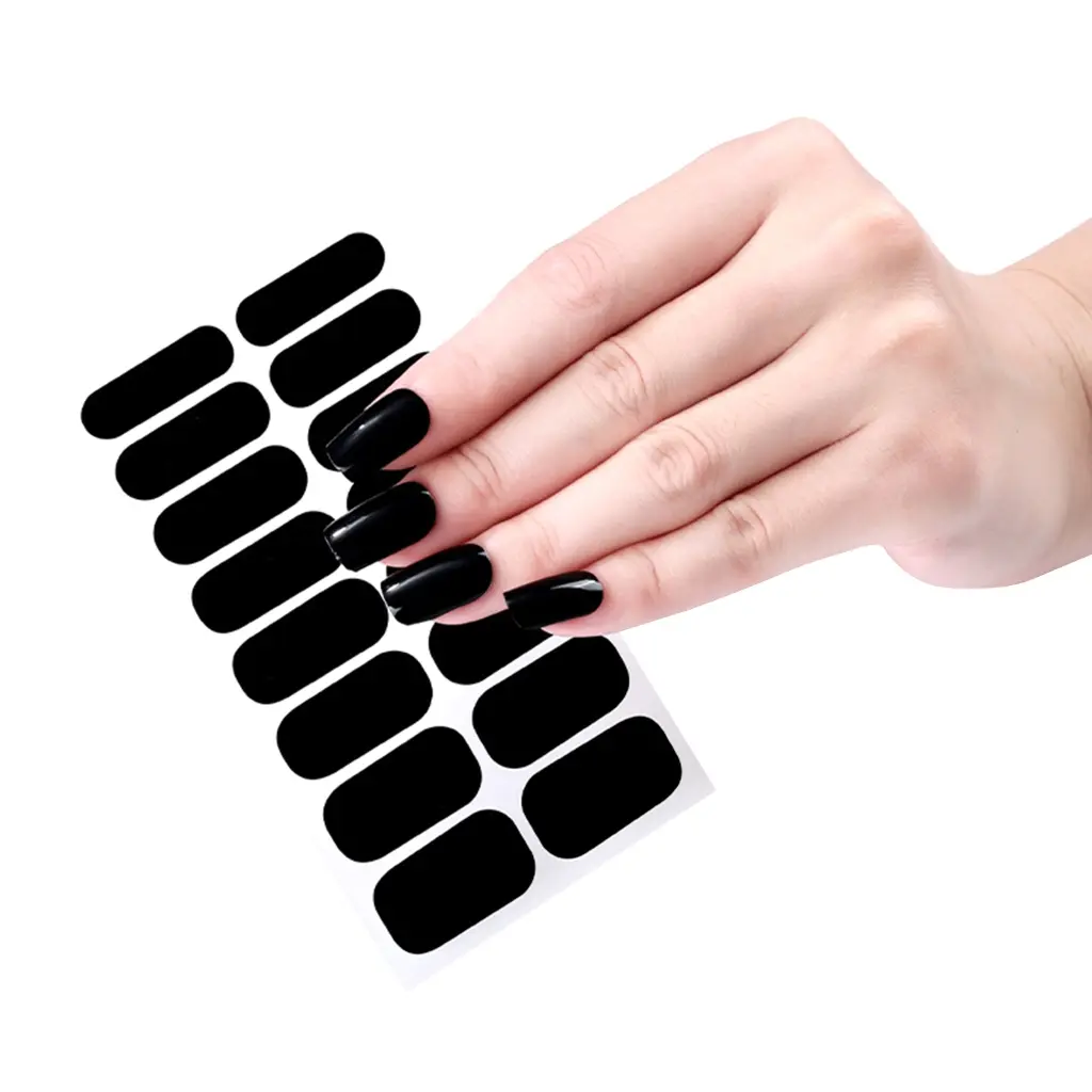 ✪ Nail Polish Sticker Nail Stickers Set for UV Lamp Need Full Nail Wraps Self Adhe