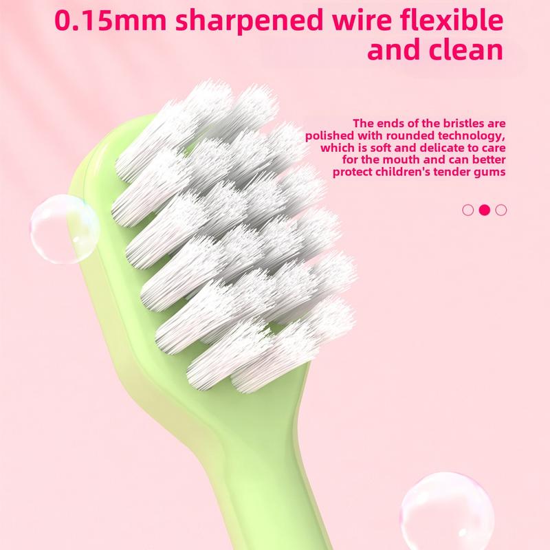 Product Introduction of แปรงสีฟันขนแปรงนุ่ม สำหรับเด็ก ป้องกันฟัน เหมาะสำหรับใช้ในบ้าน สำหรับเด็กอายุ 3-6 และ 12 ปี บรรจุในถังพร้อมแปรงสีฟัน 10 ด้าม 5