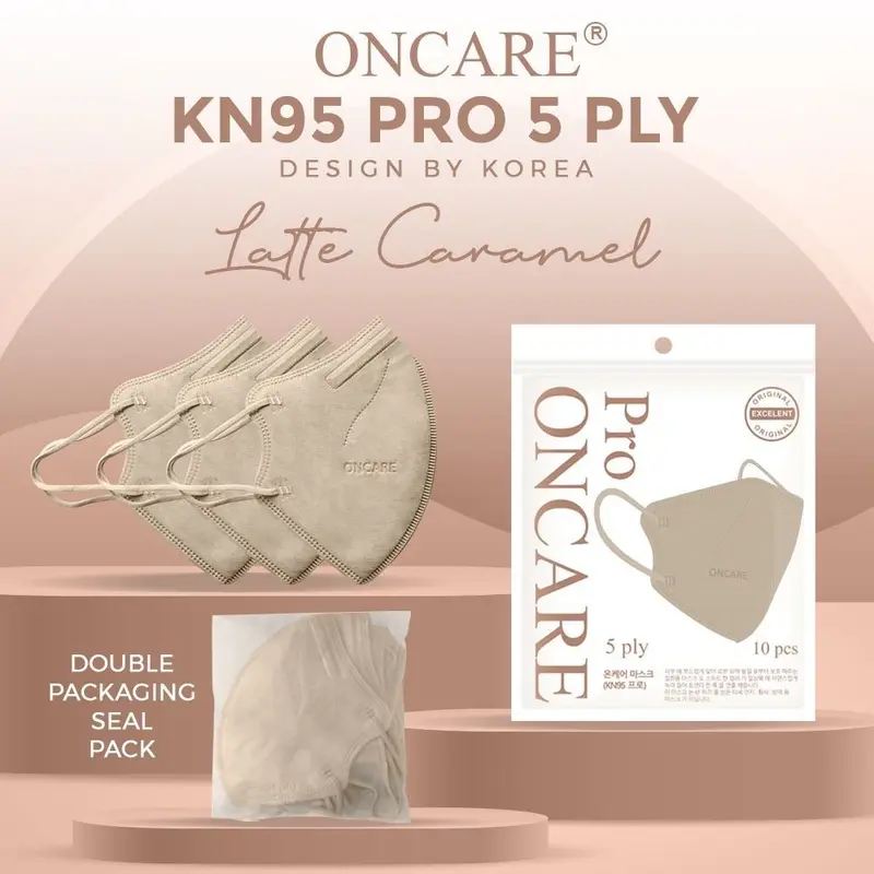 Masker KN95 Mouson/oncare/EZIO PRO 5PLY premium 1Pax Isi 10Pcs 6
