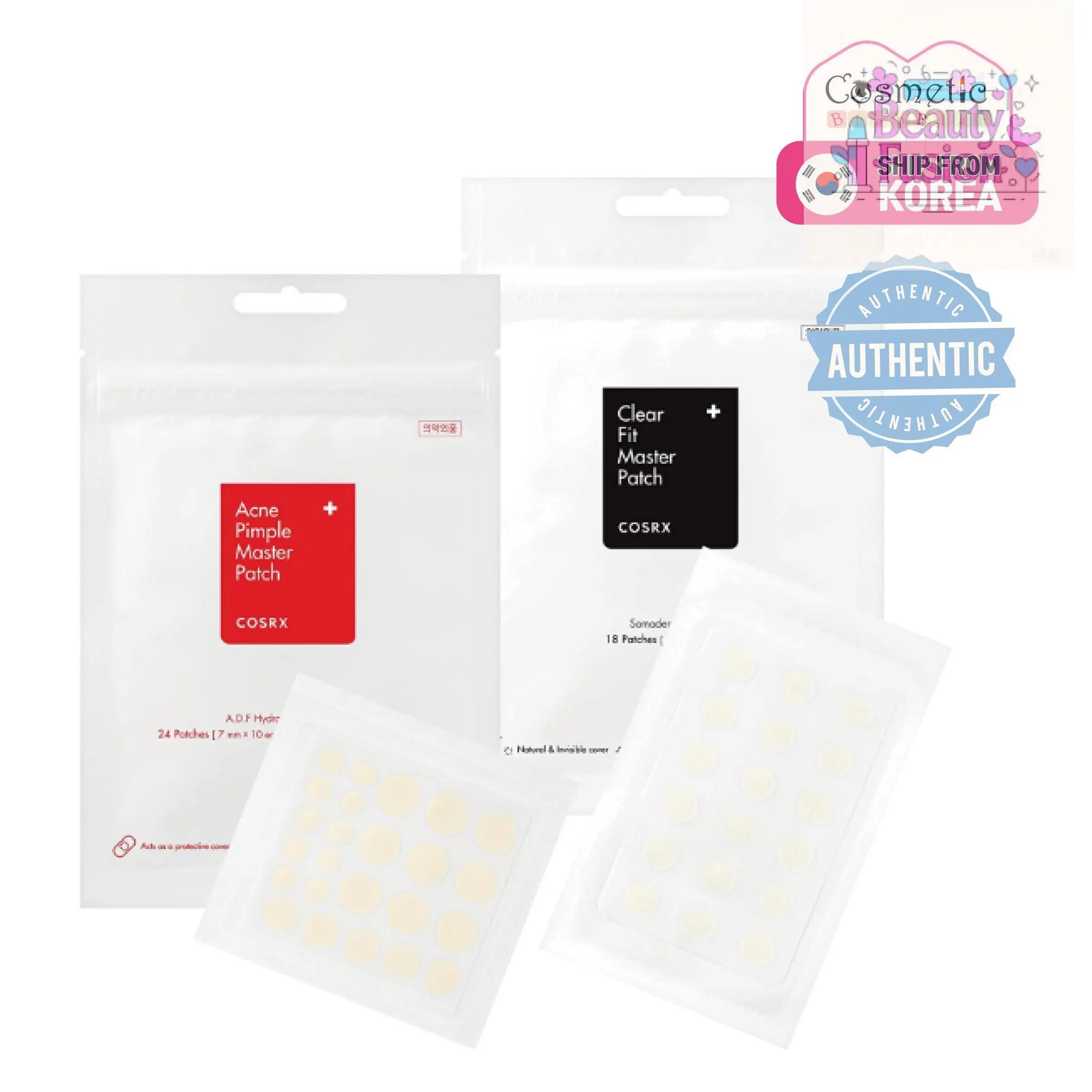 [100% Original] COSRX Acne Pimple Master Patch Set (24+18+26 Patches) - Blend, Skincare