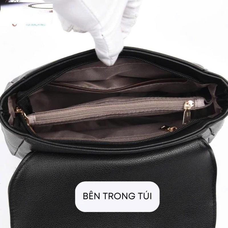 Túi Công Sở Nữ,Đeo Chéo ,Đeo Vai ,Đi Làm ,Đi Chơi ,Đi Tiệc Da Mềm Nhiều Ngăn Phụ Kiện Con Chuột-CH98 3