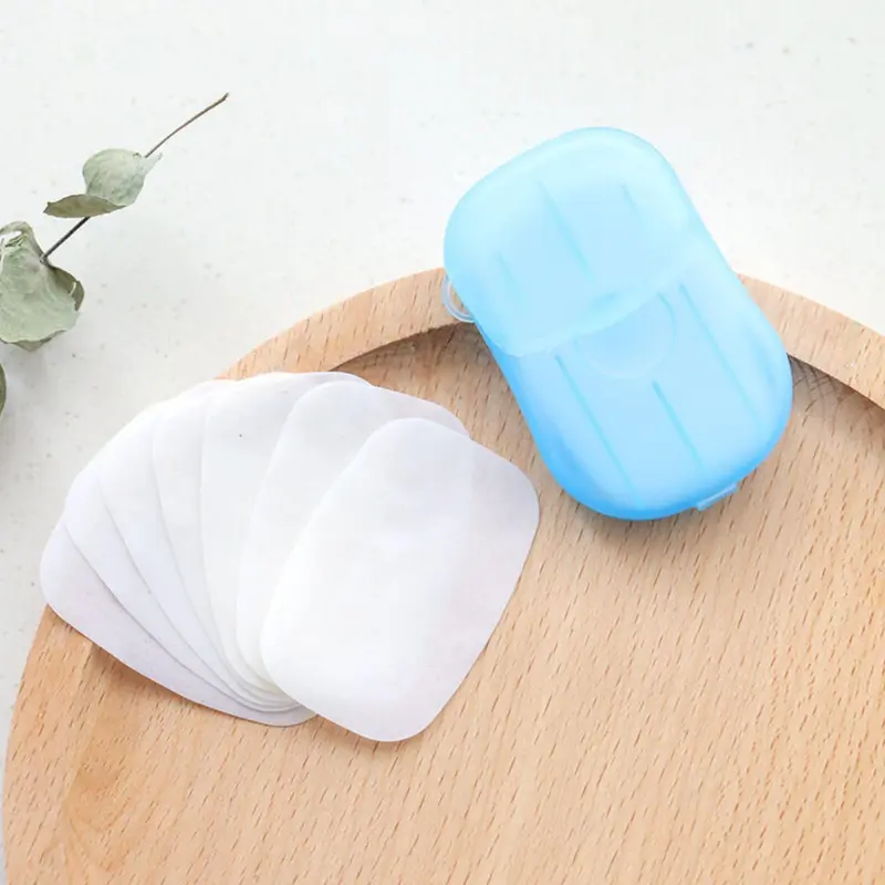 Random Color Disposable Hand Soap Paper, Portable Travel Hand Washing Soap Sheet, Comfort Mini Hand Cleaning Tablet, Outdoor Travel, Camping Accessories, Travel Essentials, Teenage Girl Gifts 4
